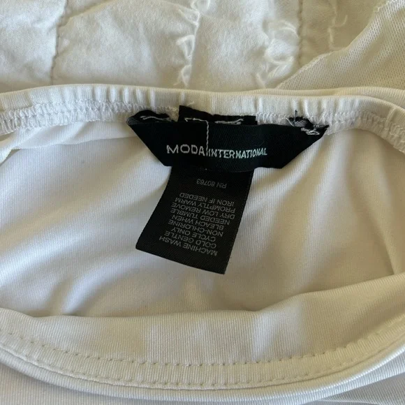 Vintage Y2K mesh off-shoulder bell sleeve tube top & matching wide leg pants set - Picture 5 of 10